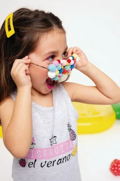 Pijama infantil tirantes algodón Fruits | MUYDEMI<Ysabel Mora New