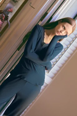 Pijama largo extra suave de modal pantalón jogger<Ysabel Mora Sale