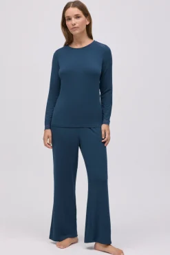 Pijama largo extra suave de modal pantalón ancho<Ysabel Mora Hot