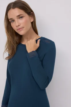 Pijama largo extra suave de modal pantalón ancho<Ysabel Mora Hot