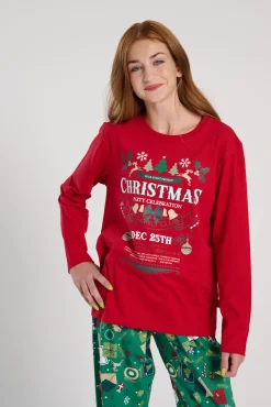 Pijama largo juvenil navidad 10-16 años | MUYDEMI<Ysabel Mora Outlet