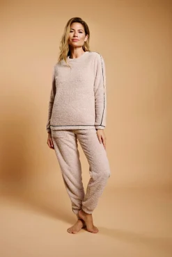 Pijama mujer borreguito beige | MUYDEMI<Ysabel Mora Hot