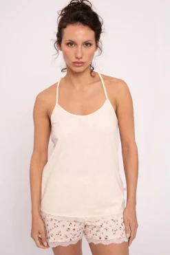 Pijama mujer corto detalle espalda estampado | MUYDEMI<Ysabel Mora Discount