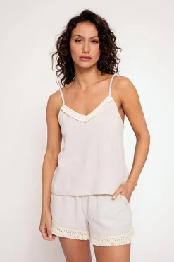 Pijama mujer de lino | MUYDEMI<Ysabel Mora New
