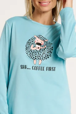 Pijama mujer largo estampado ovejas | MUYDEMI<Ysabel Mora Best