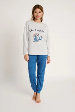 Pijama mujer largo estampado búho | MUYDEMI<Ysabel Mora Sale