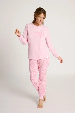 Pijama mujer largo estampado corazones | MUYDEMI<Ysabel Mora Outlet