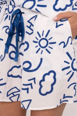 Pijama mujer shorts y camisa manga larga abotonada estampado | MUYDEMI<Ysabel Mora Discount