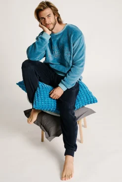 Pijama polar hombre mensaje | MUYDEMI<Ysabel Mora Clearance