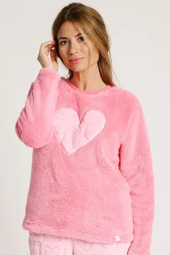 Pijama polar mujer estampado corazones | MUYDEMI<Ysabel Mora Clearance
