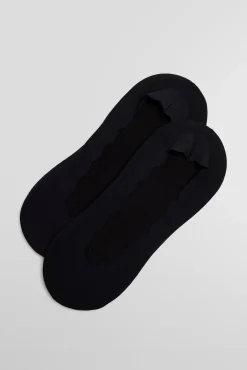 Pinkies invisibles de algodón lisos con banda de silicona en<Ysabel Mora Outlet