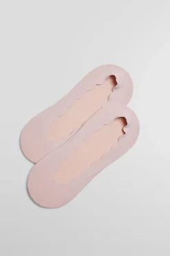 Pinkies invisibles de algodón lisos con banda de silicona en<Ysabel Mora Discount