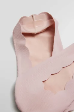 Pinkies invisibles de algodón lisos con banda de silicona en<Ysabel Mora Discount