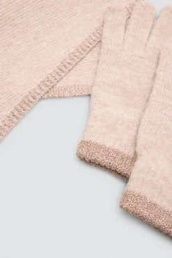 Set bufanda y guantes detalles con brillo<Ysabel Mora Best