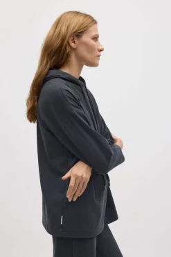 Sudadera cálida capucha ajustable con textura<Ysabel Mora Outlet