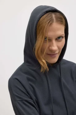 Sudadera cálida capucha ajustable con textura<Ysabel Mora Outlet