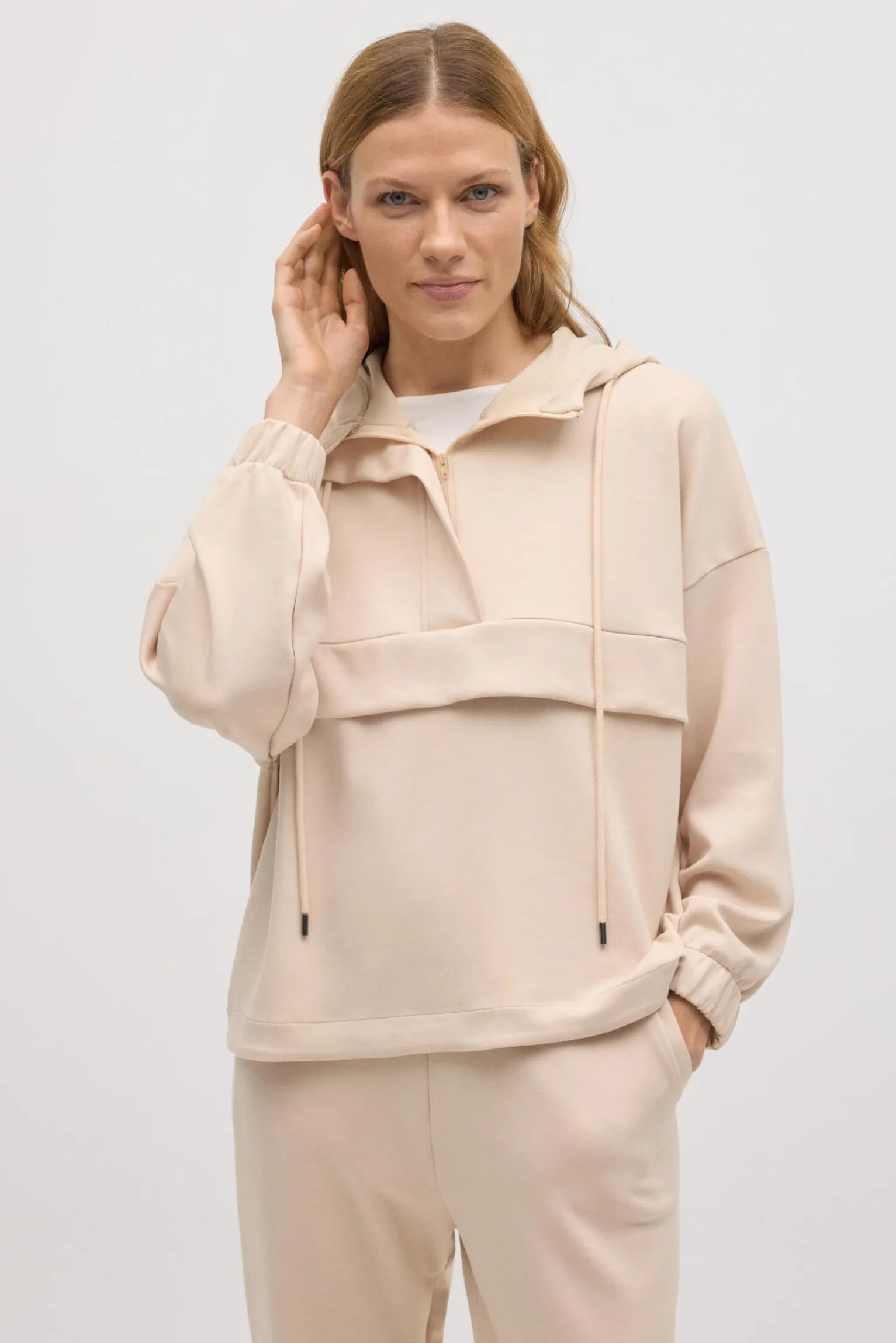 Sudadera con capucha fluida<Ysabel Mora Clearance