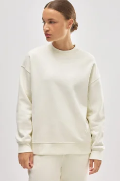 Sudadera cuello redondo con interior afelpado<Ysabel Mora