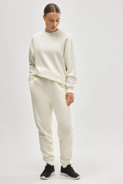 Sudadera cuello redondo con interior afelpado<Ysabel Mora