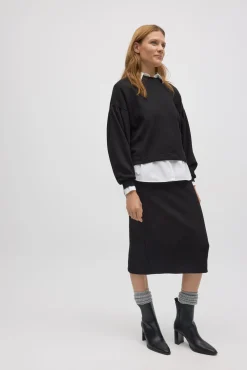 Sudadera mangas abullonadas fluida<Ysabel Mora Sale