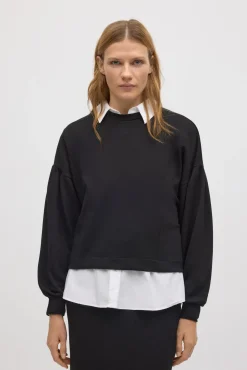 Sudadera mangas abullonadas fluida<Ysabel Mora Sale