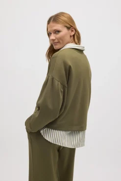 Sudadera mangas abullonadas fluida<Ysabel Mora Sale