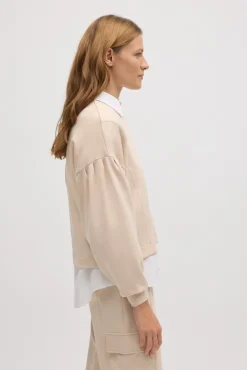 Sudadera mangas abullonadas fluida<Ysabel Mora Best