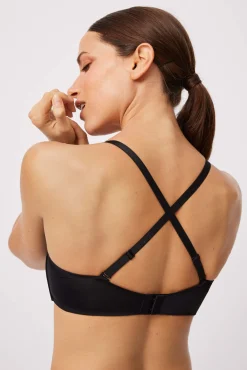 Sujetador con aro con relleno negro<Ysabel Mora