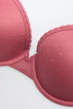 Sujetador con aro con relleno plumeti copas B y C<Ysabel Mora Hot