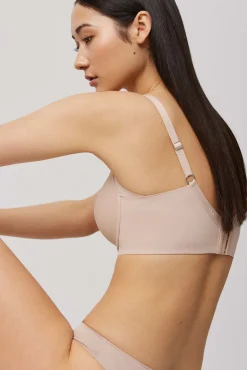 Sujetador con aro con relleno nude<Ysabel Mora Sale