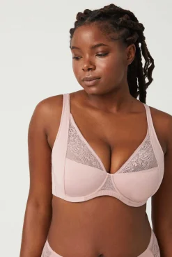 Sujetador con aro sin relleno rosa<Ysabel Mora New