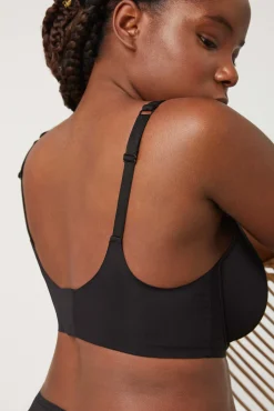 Sujetador con aro sin relleno negro<Ysabel Mora Clearance