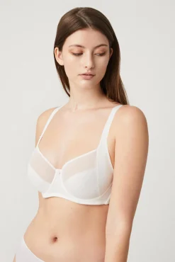 Sujetador de capacidad con aro sin relleno blanco<Ysabel Mora Hot