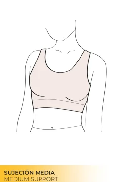 Sujetador deportivo espalda nadadora<Ysabel Mora