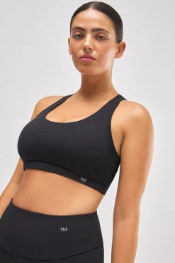 Sujetador deportivo tacto algodonero negro<Ysabel Mora Outlet