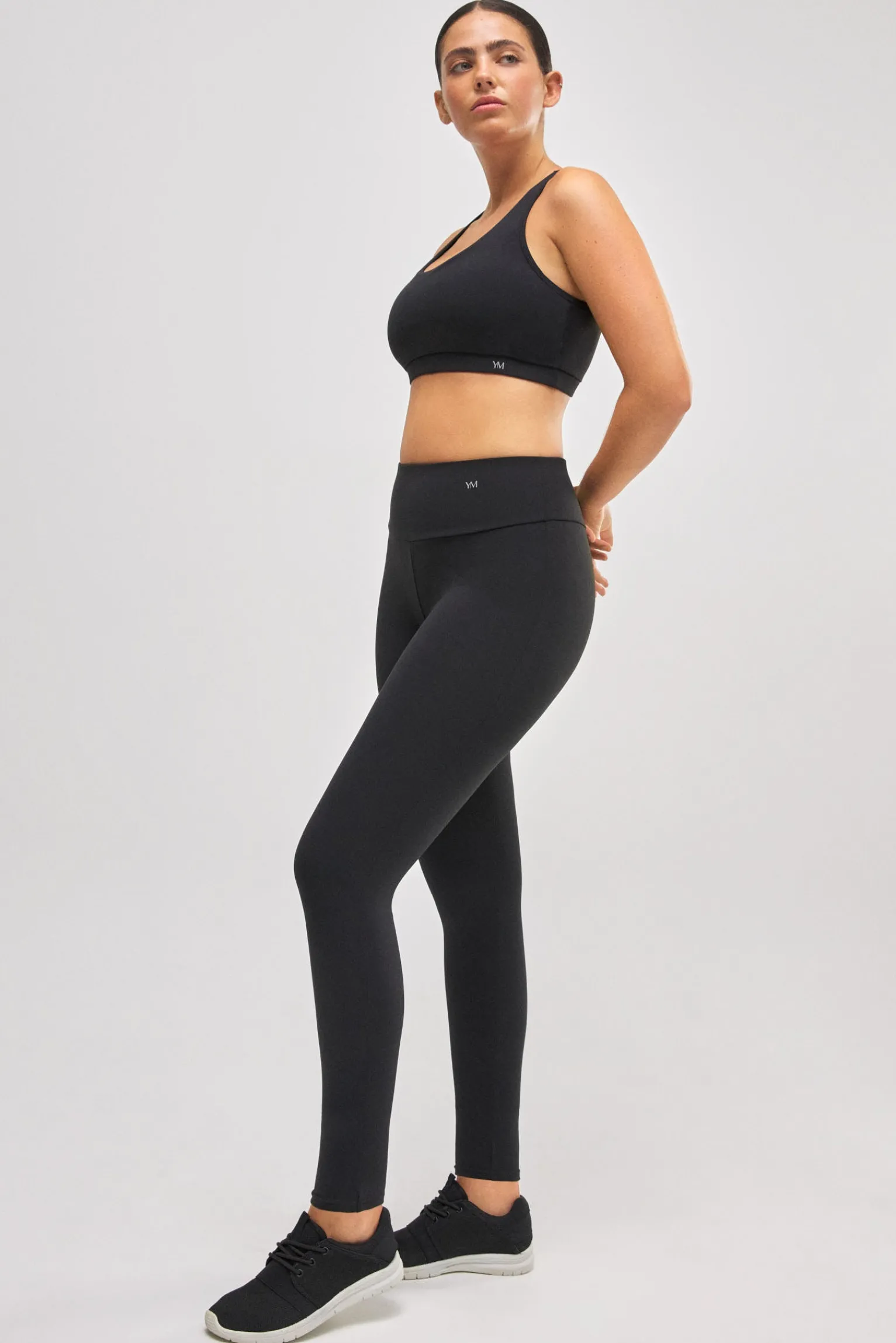 Sujetador deportivo tacto algodonero negro<Ysabel Mora Outlet