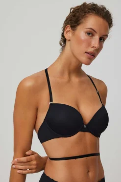 Sujetador escote espalda negro<Ysabel Mora