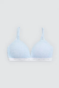 Sujetador juvenil algodón azul celeste<Ysabel Mora Online