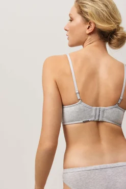 Sujetador push-up ligero algodón y modal gris<Ysabel Mora Hot