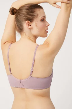Sujetador sin aro con push-up ligero lila<Ysabel Mora Outlet