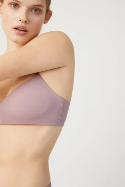 Sujetador sin aro con push-up ligero lila<Ysabel Mora Outlet