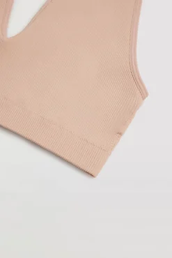 Sujetador sin aro con relleno nude<Ysabel Mora Sale