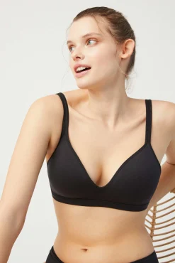 Sujetador sin aro con relleno algodón y modal<Ysabel Mora Best