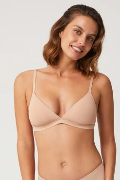 Sujetador sin aro con relleno nude<Ysabel Mora
