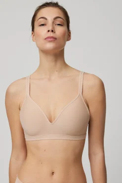 Sujetador sin aro con relleno nude<Ysabel Mora Discount