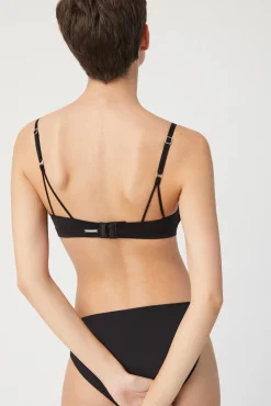 Sujetador sin aro con relleno negro<Ysabel Mora Outlet