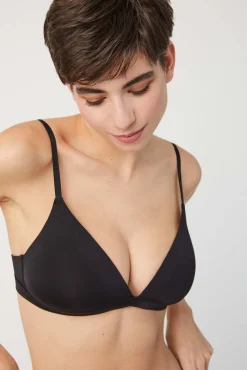 Sujetador sin aro con relleno negro<Ysabel Mora Outlet