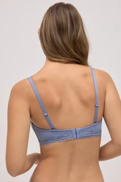 Sujetador sin aro con relleno con encaje copa B<Ysabel Mora Outlet