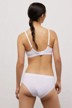 Sujetador sin aro con relleno algodón orgánico blanco<Ysabel Mora Clearance