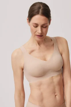 Sujetador sin aro con tirantes anchos y push-up ligero<Ysabel Mora Hot